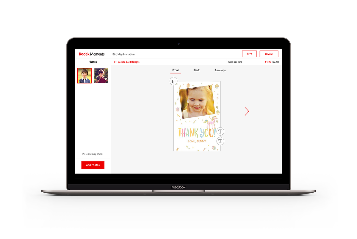 Web design — price transparency and product selection